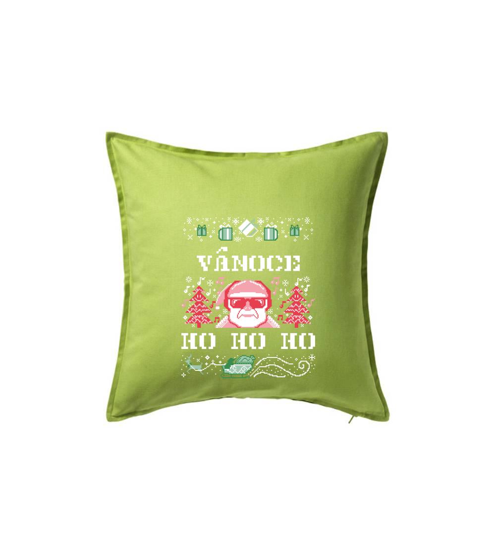 Vánoce ho ho ho - Polštář 50x50