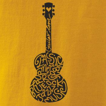 Kytara - názvy hudebních stylů