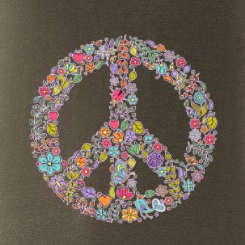 Peace symbol lístečky