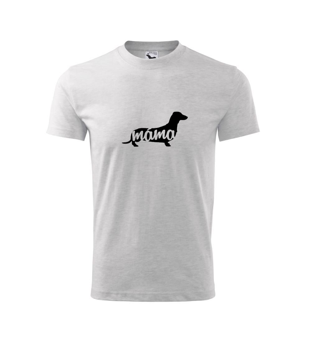 Jezevčík krátkosrstý máma obrys