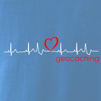 Moje srdce bije pro Geocaching -text