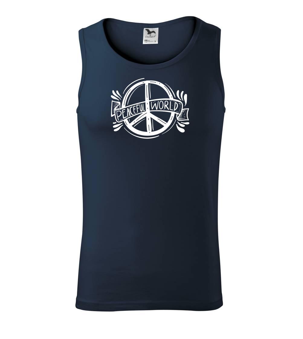 Peaceful world logo - Tílko pánské Core