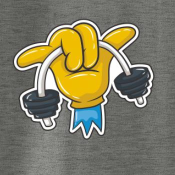 Comics ruka a činka