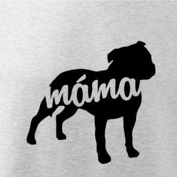 Stafordširský bullteriér máma obrys