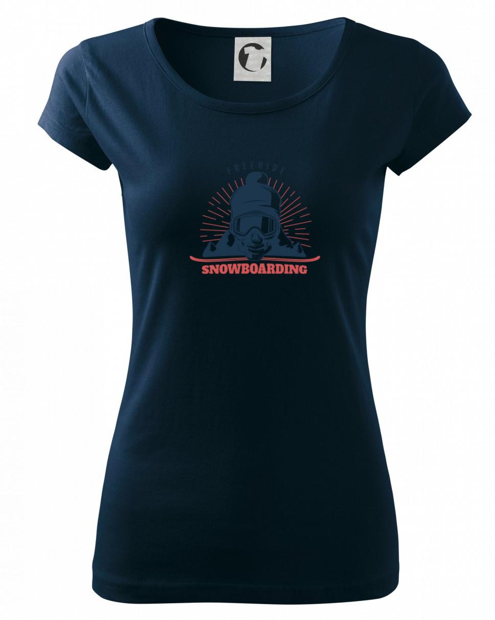 Freeride snowboarding lebka