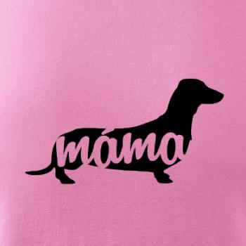 Jezevčík krátkosrstý máma obrys