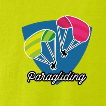 Paragliding dva padáky