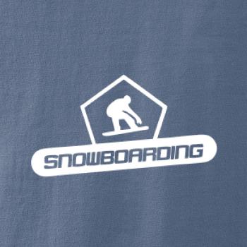 Snowboarding nápis logo