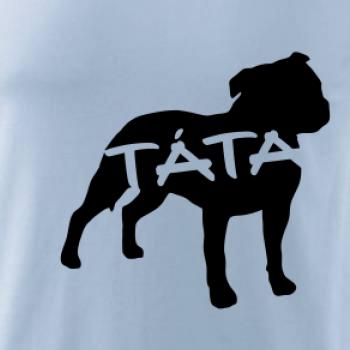 Stafordširský bullteriér táta obrys