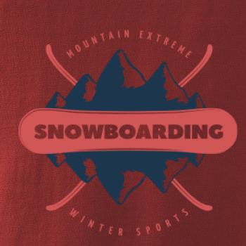 Snowboarding hory extreme