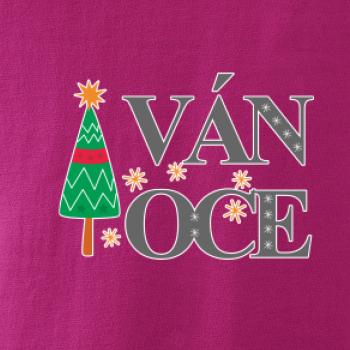 Napis Vánoce se stromkem