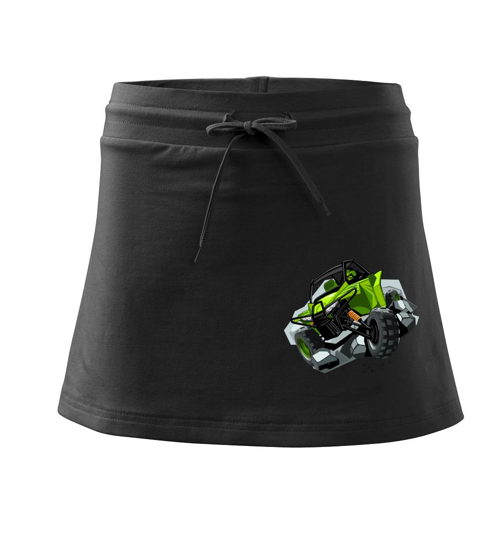 ATV bugina zelená - Sportovní sukně - two in one