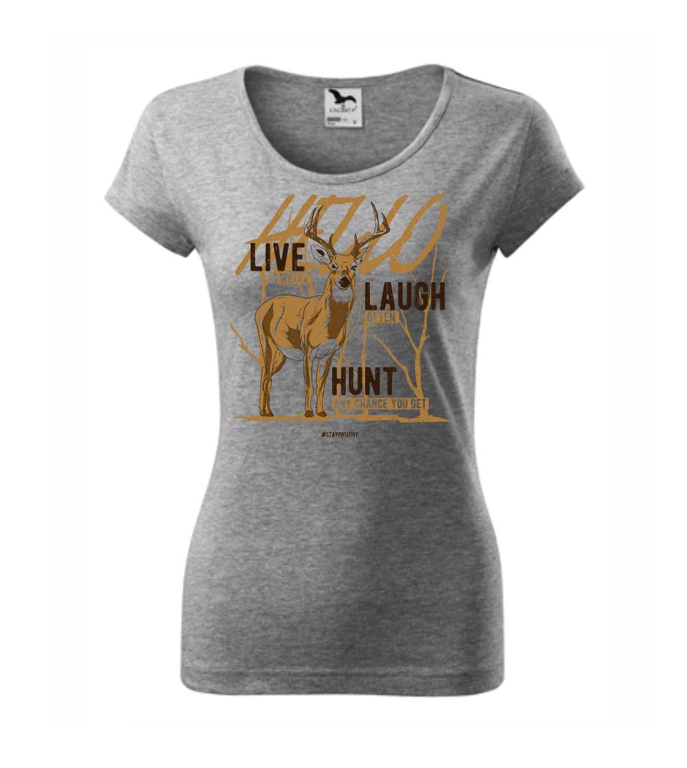 Deer livelaugh - Pure dámské triko