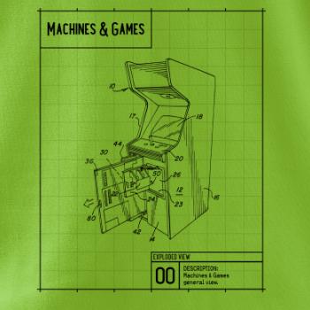 Nákres herní automat otevřený