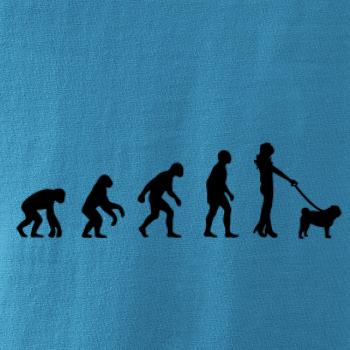 Evoluce pes Mops (muž-žena)