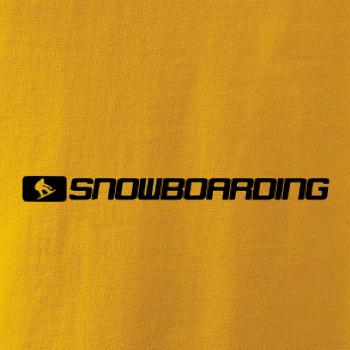 Snowboarding nápis
