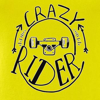 Crazy skateboard rider