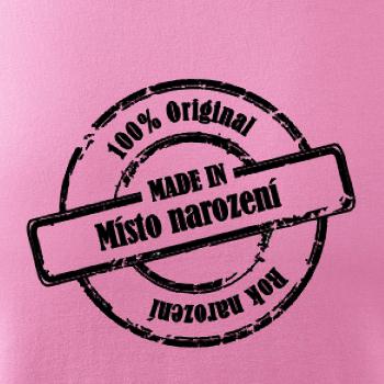 Etiketa - Original - město a rok narození