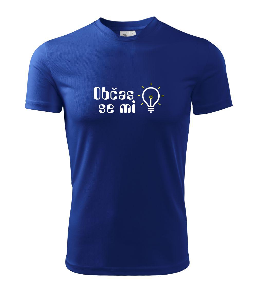 Občas se mi rozsvítí - Dětské triko Fantasy sportovní (dresovina)