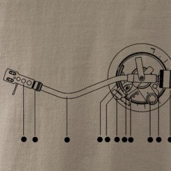 Nákres rameno gramofonu