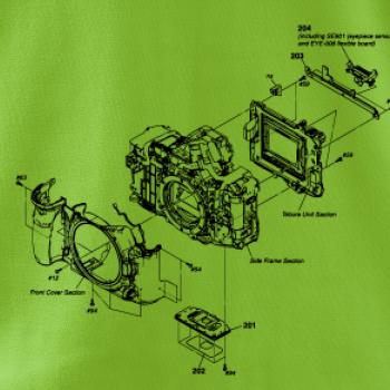 Nákres Digitální fotoaparát Nákres Digitální fotoaparát