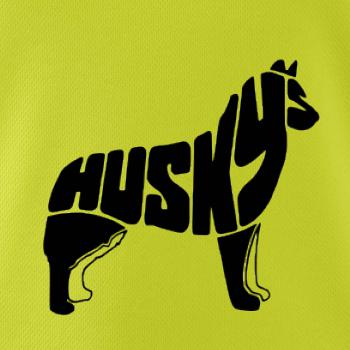 Husky - text v těle