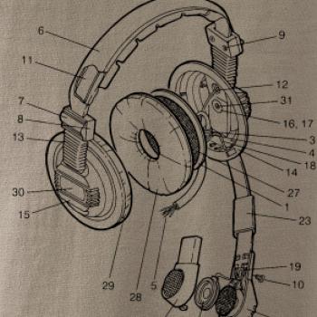 Nákres sluchátko pro pilota