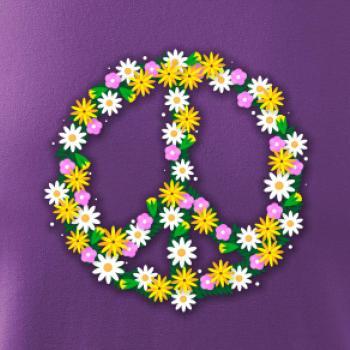 Peace symbol kopretiny Peace symbol kopretiny