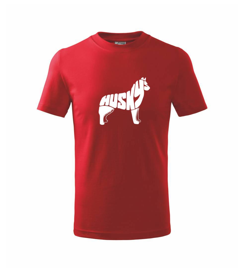 Husky - text v těle