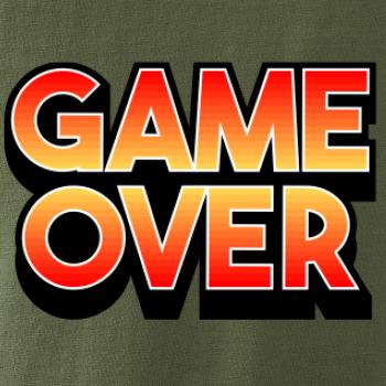 Game over - nápis barevný