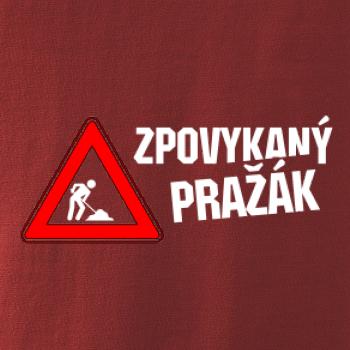 Zpovykaný Pražák - práce na silnici