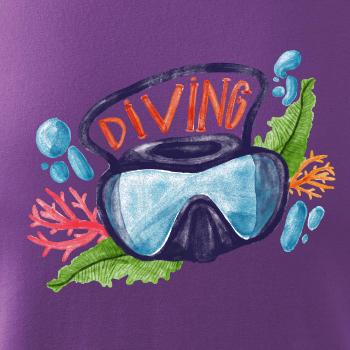 Diving obrázek kreslený