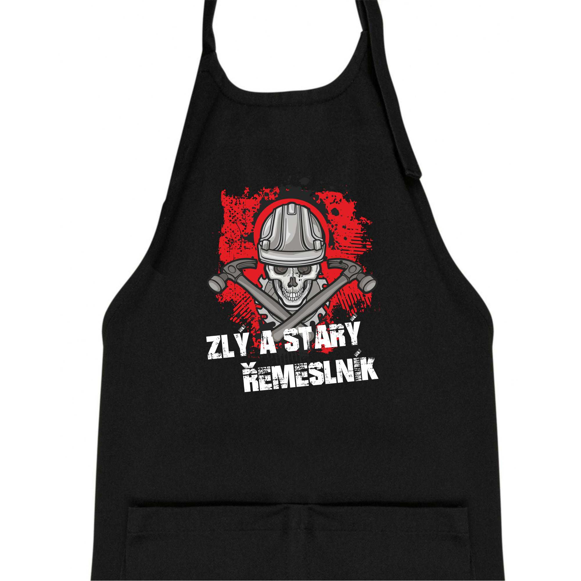 Zlý a starý řemeslník - Dětská zástěra na vaření