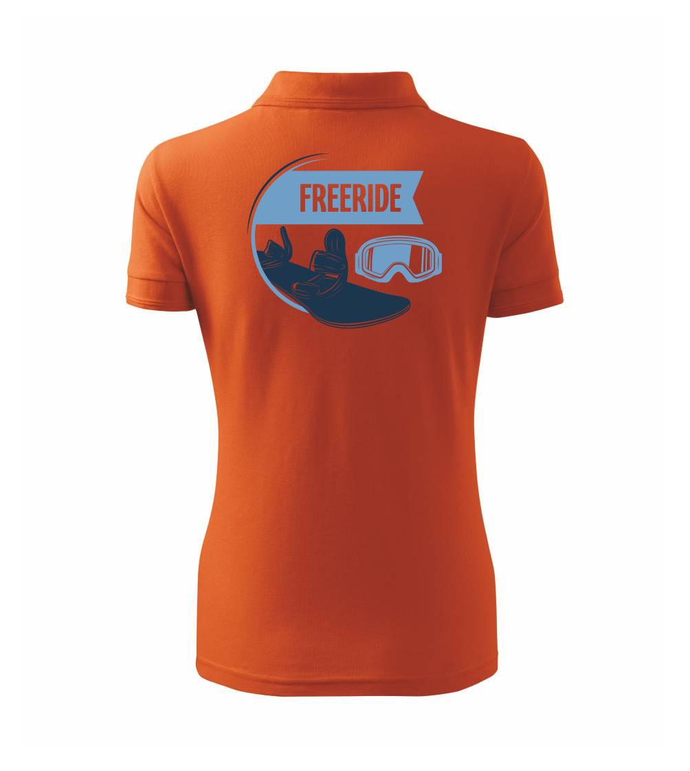 Freeride snowboard kruh