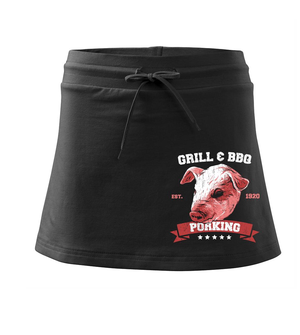 Pig grill - Sportovní sukně - two in one