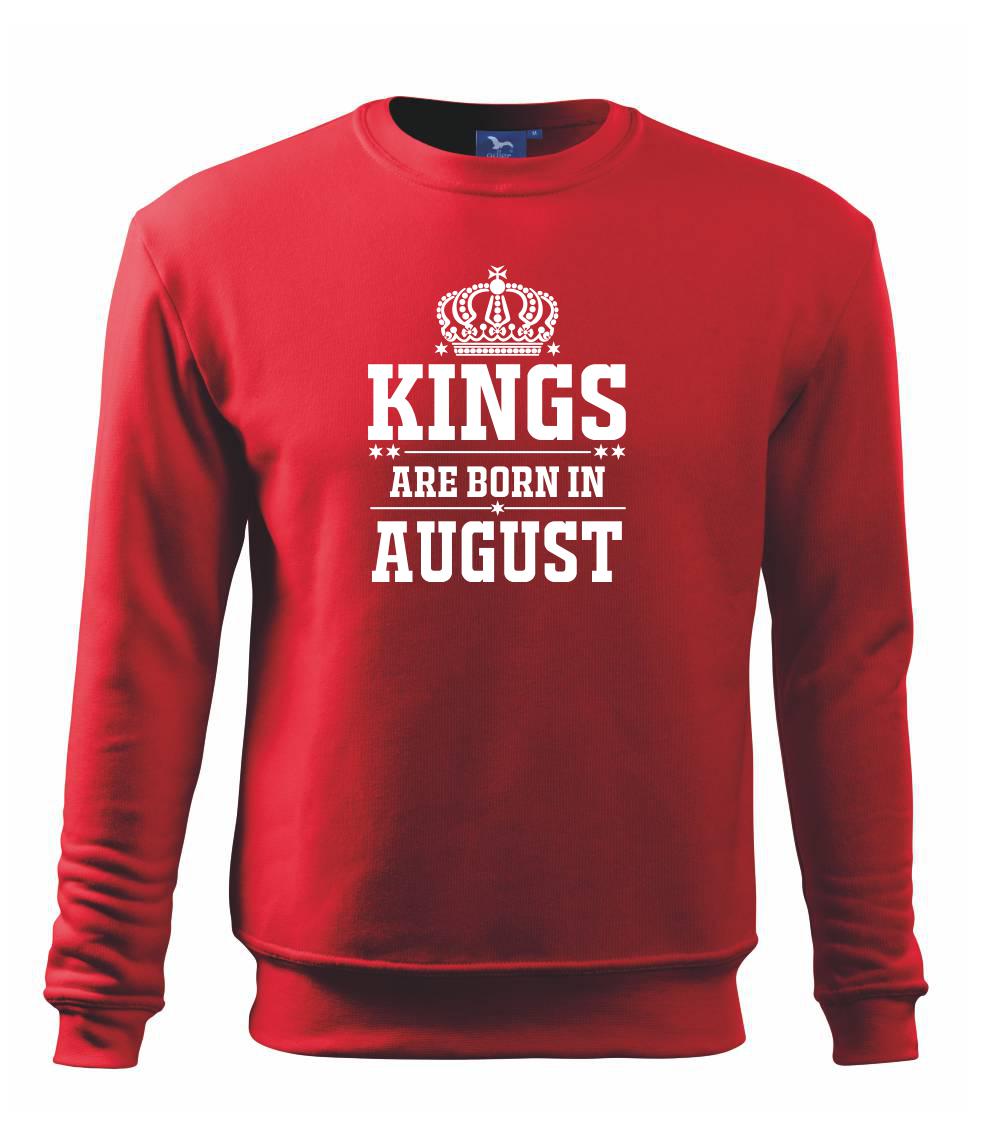 Kings are born in August - Mikina Essential dětská