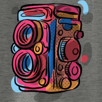 Foťák barevný - dvě čočky