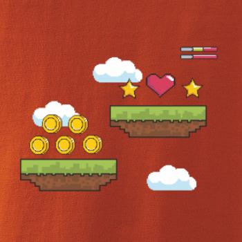 Gamer - stará hra - mince a mraky