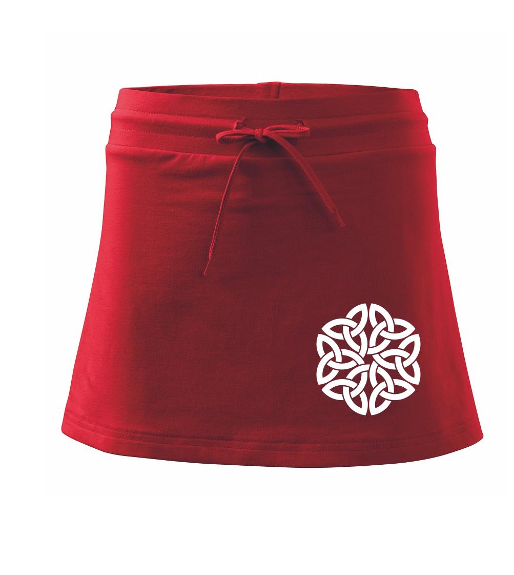 Keltský ornament - Sportovní sukně - two in one