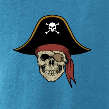 Pirátská lebka s kloboukem