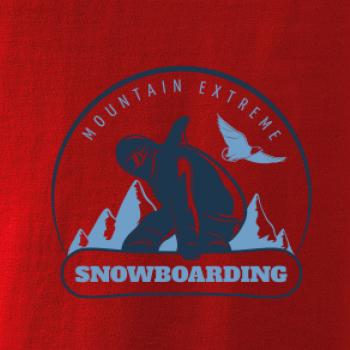 Mountain extreme snowboarding kulaté