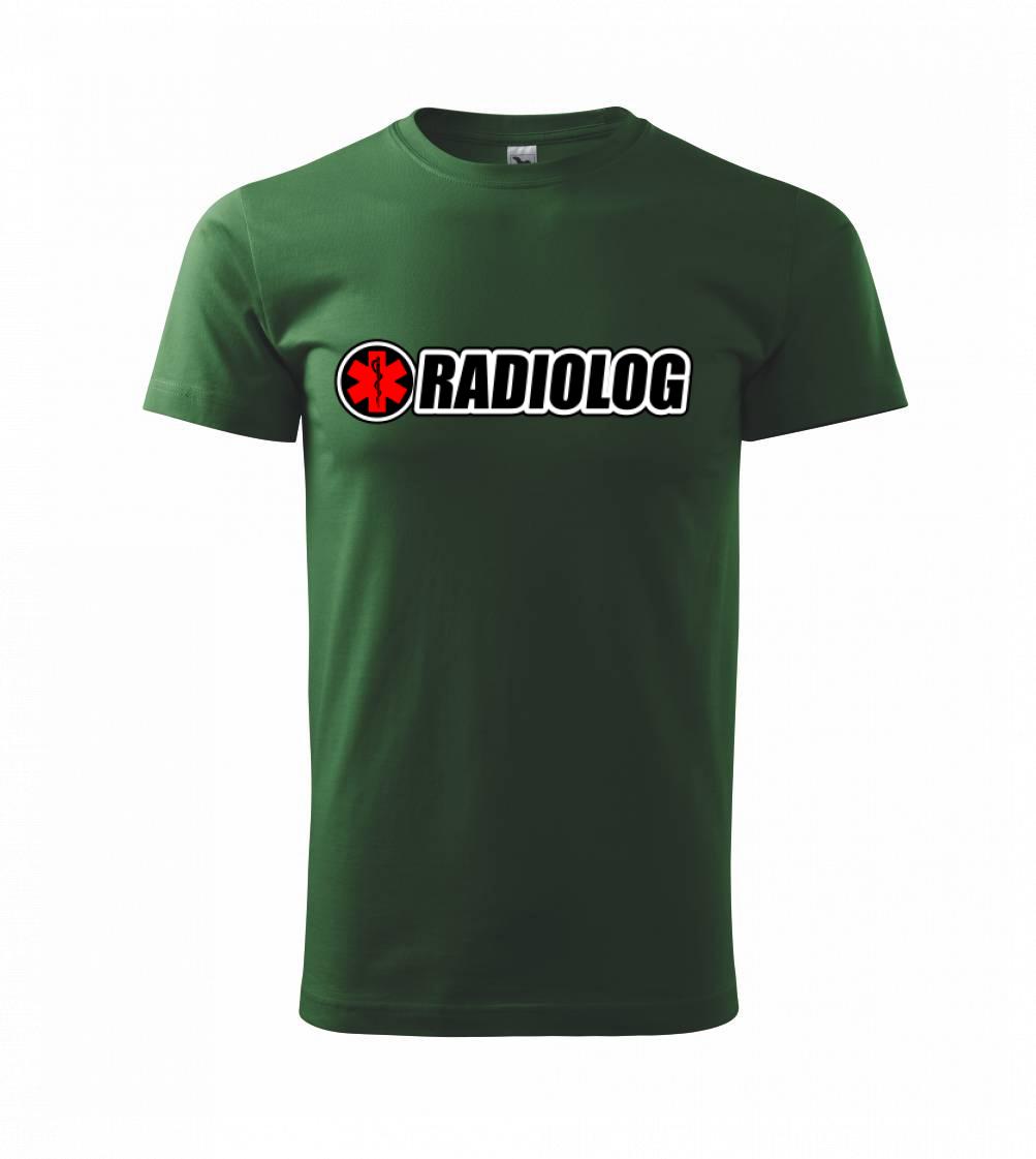 Hvězda Radiolog - Radioložka - Triko Basic Extra velké