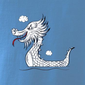 Dračí lodě olejomalba