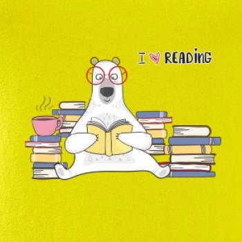 I love reading medvěd I love reading medvěd