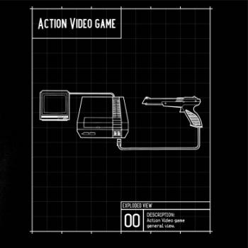 Nákres videohra se zbraní
