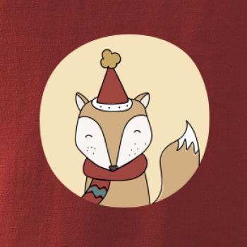 Vánoční liška v kolečku