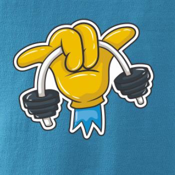 Comics ruka a činka