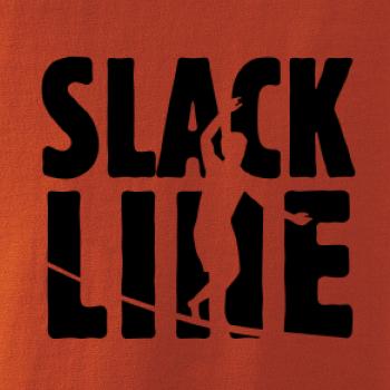 Slackline nápis