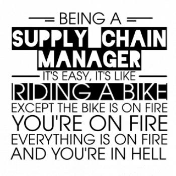 Being a supply chain manager - bike