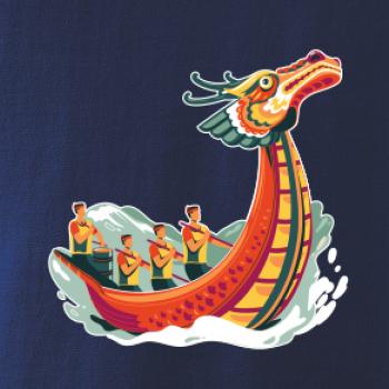 Dračí lodě při závodě